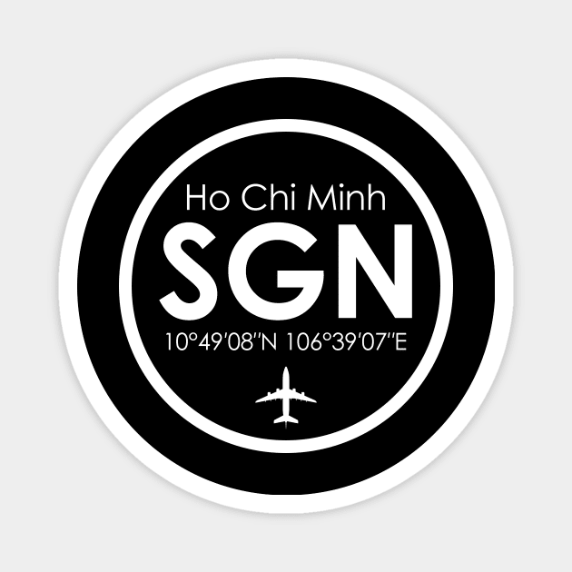 SGN, Tan Son Nhat International Airport Magnet by Fly Buy Wear